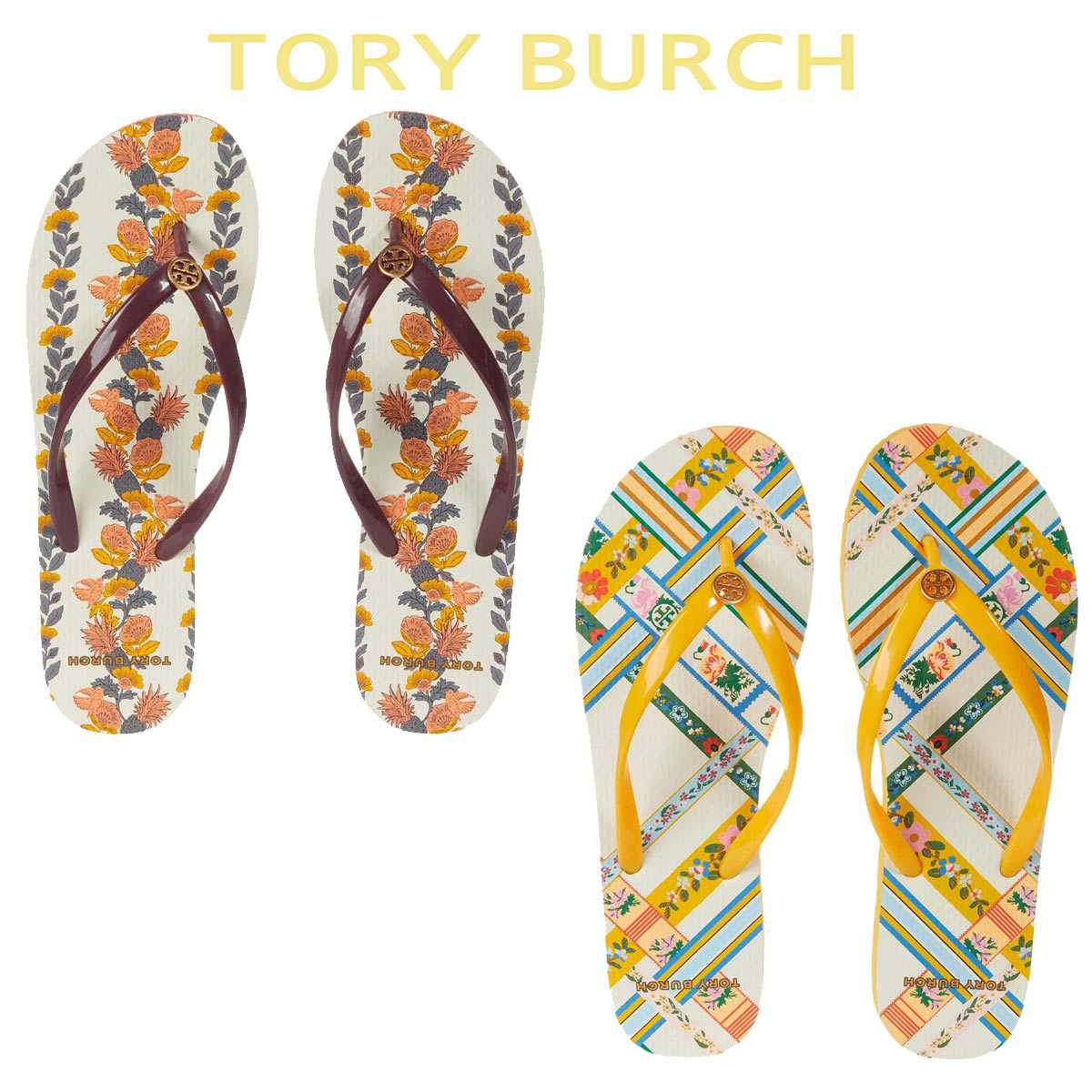 楽天市場】Tory Burch トリーバーチ Kira Flip Flop Sandals ビーチ