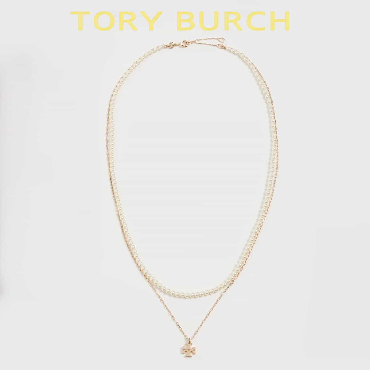 楽天市場】トリーバーチ ネックレス レディース シンプル ブランド 3連