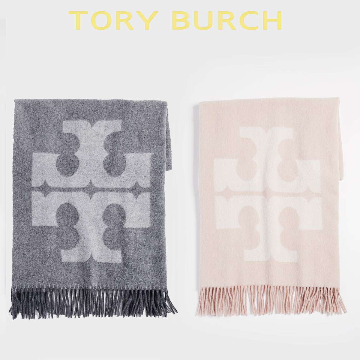 E7218-150◾️トリーバーチ　ウール大判マフラー　ストール E7218-150◾️トリーバーチ ウール大判マフラー ストール 【公式通販】