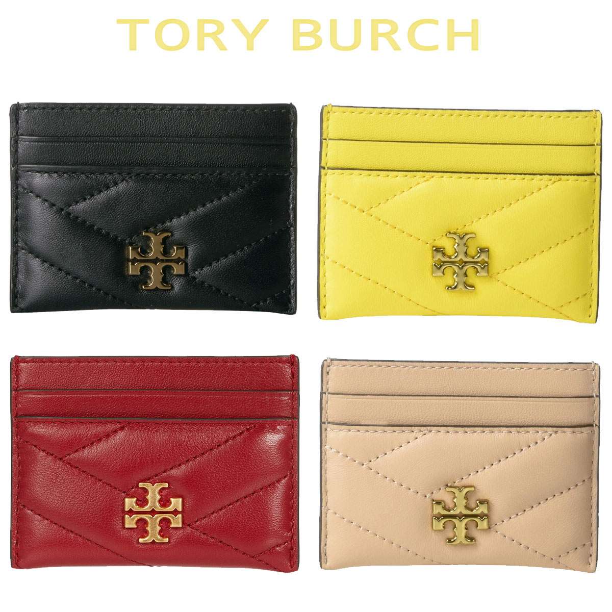 【正規品•美品】トリーバーチ　名刺入れ　キャメルtory burchカードケース ギフトにも♡】トリーバーチ カードケース 大人気♡ (Tory Burch