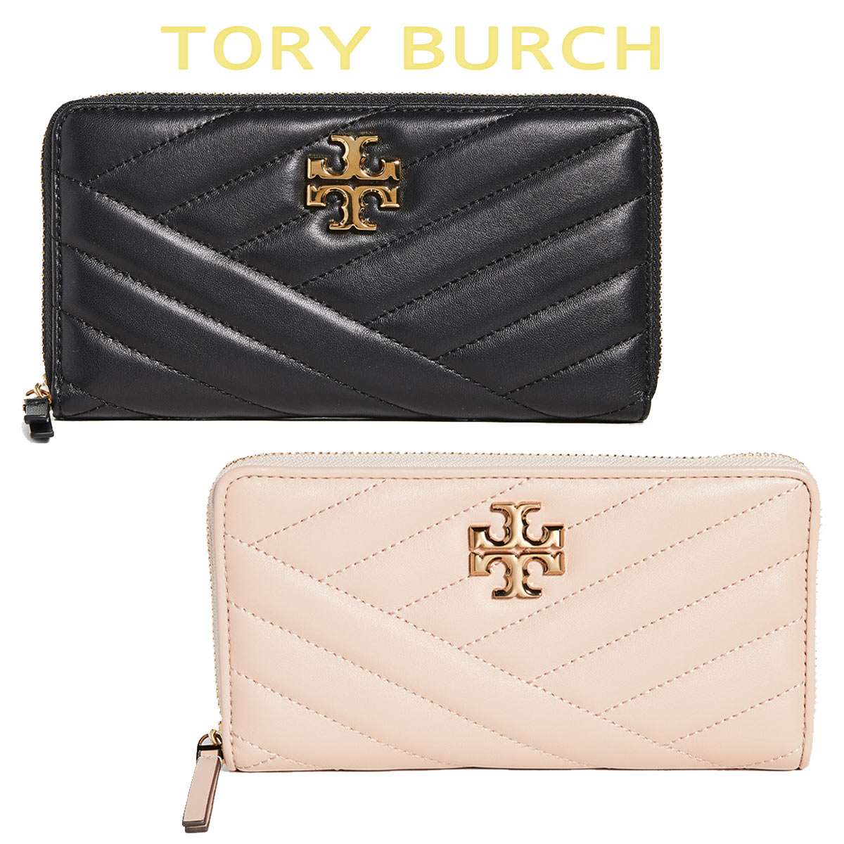 超良品‼️ トリーバーチ　TORYBURCH 財布　長財布　ラウンドファスナー トリーバーチ 長財布 財布 ラウンドファスナー ロゴプレート