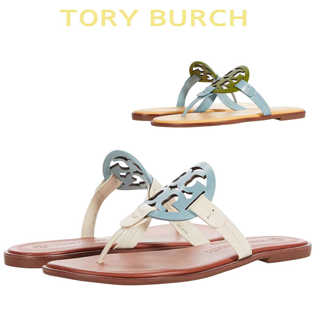 Tory Burch(トリーバーチ)サンダル 靴 シューズ ロゴ トング 6191.jpg