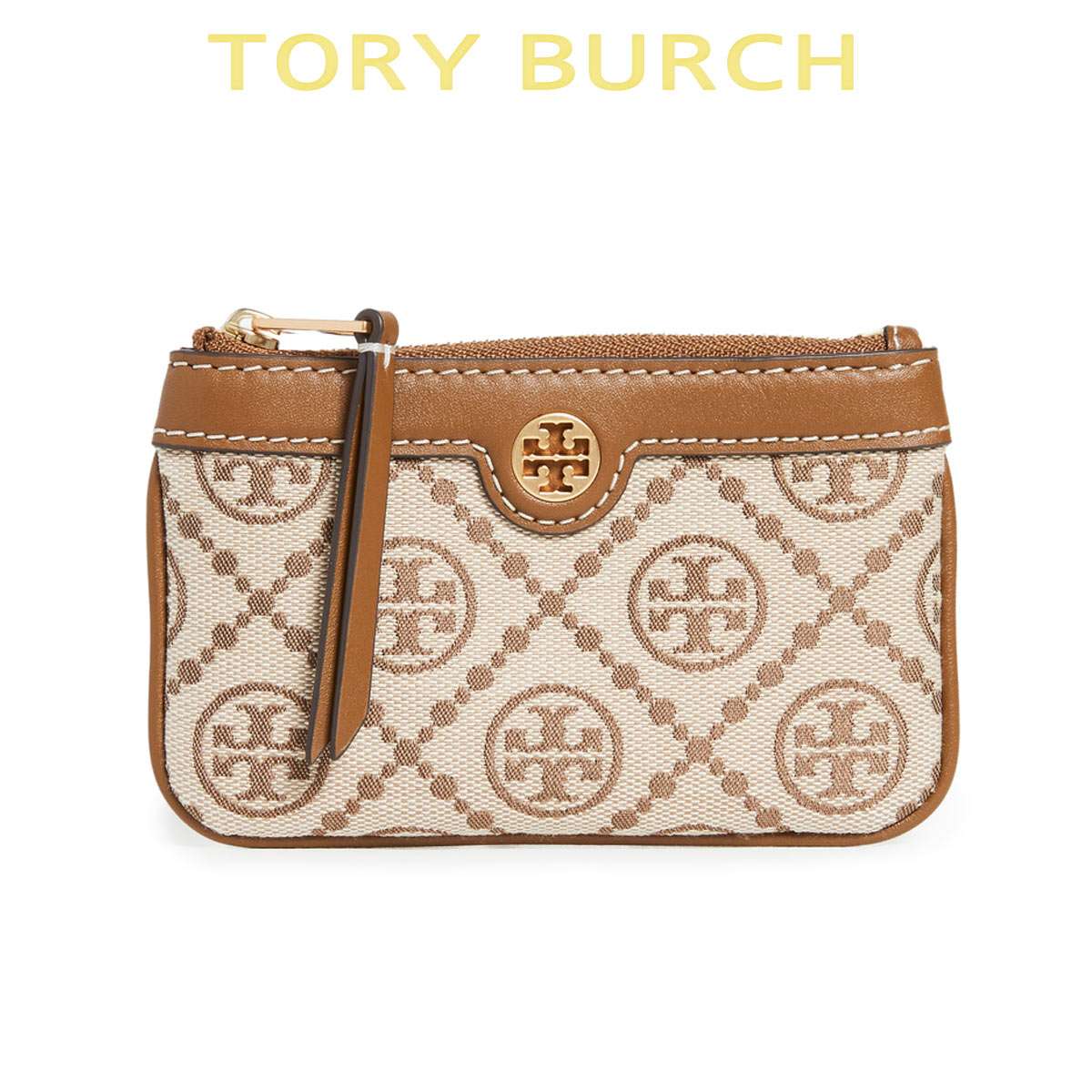Tory Burch☆ジャカード コスメティックケース♪【送料込】 Tモノグラム ジャカード ミニトート 87146 | TORY BURCH