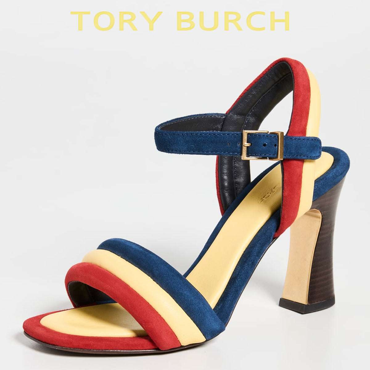 良質 トリーバーチ サンダル レディース ヒール きれいめ ストラップ 高い ブランド 大きいサイズあり Tory Burch Fucoa Cl