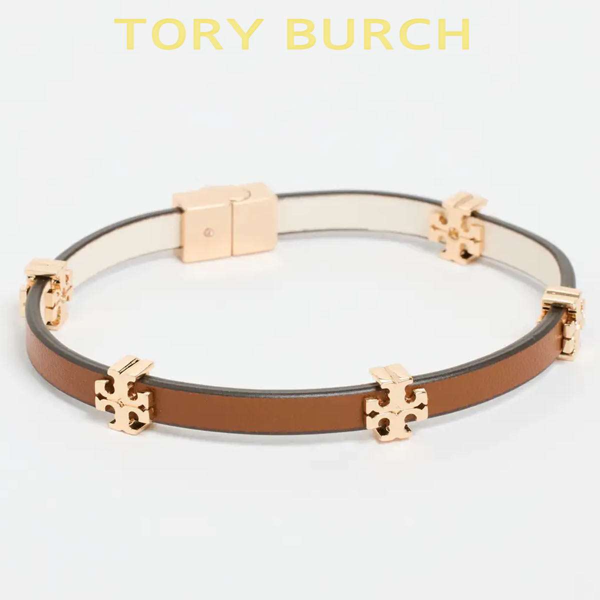 エンメグ:新品♡正規品 TORY BURCH ブラウン レザーブレスレット 楽天市場】【8/10限定・最大2万円OFFクーポン配布中】TORY BURCH