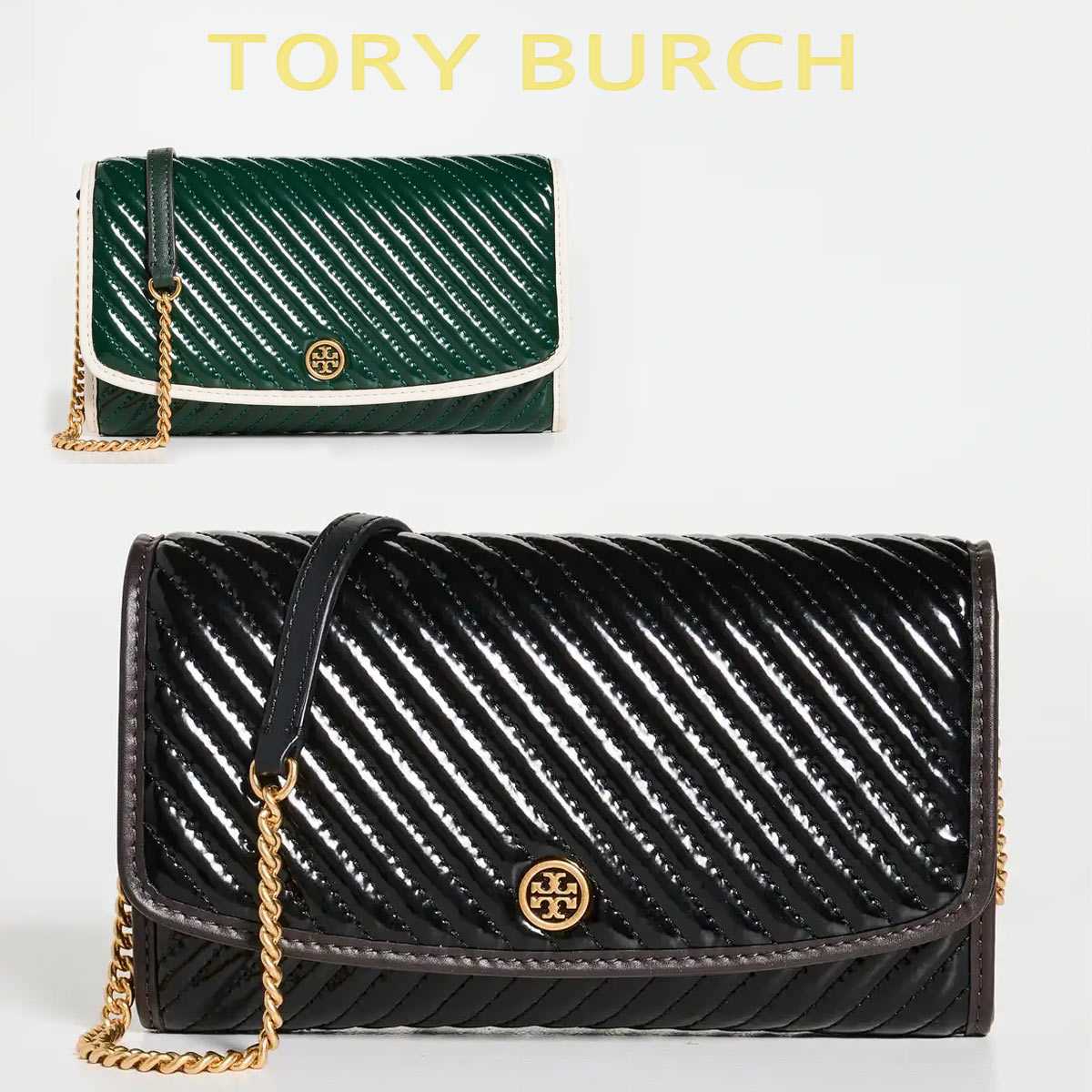 Tory Burch ウォレットバッグ ショルダー 黒　正規品 TORY BURCH（トリーバーチ） バッグ ウォレット ショルダーバッグ