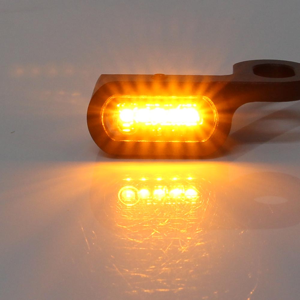 ハーレー スポーツスター ソフテイル ダイナ LED リロケーション マイクロミニウインカー ブラックボディ スモークレンズ XL883 XL1200  爆売り！