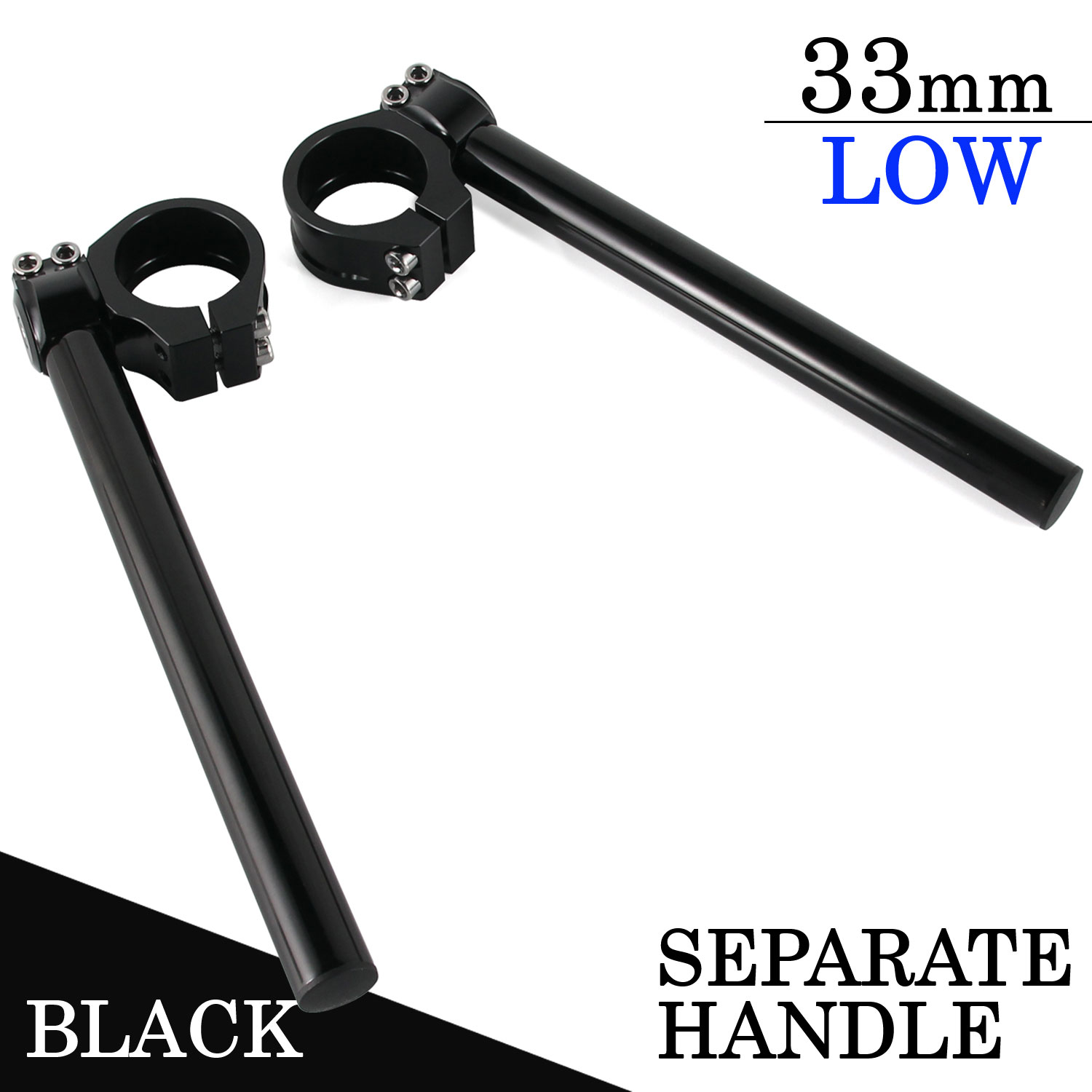 楽天市場】角度調整付 セパレートハンドル 50mm 50パイ LOWタイプ 22.2