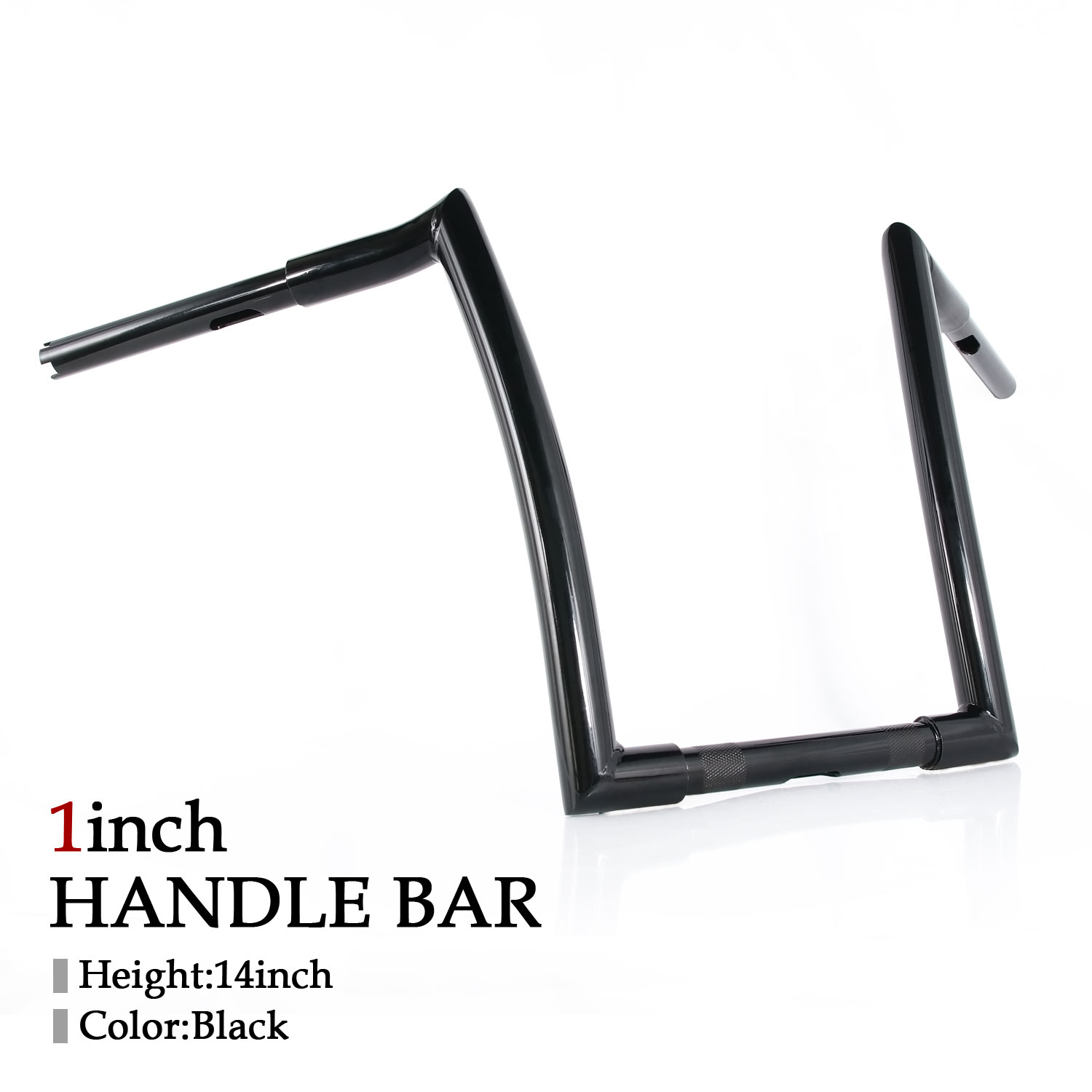 楽天市場】12インチ ハンドルバー Zバー 極太5cm径 ブラック