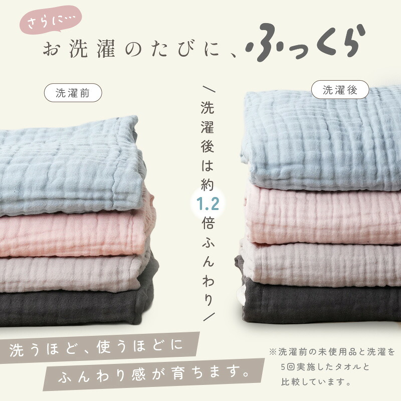 tecopeco 6重ガーゼバスタオル