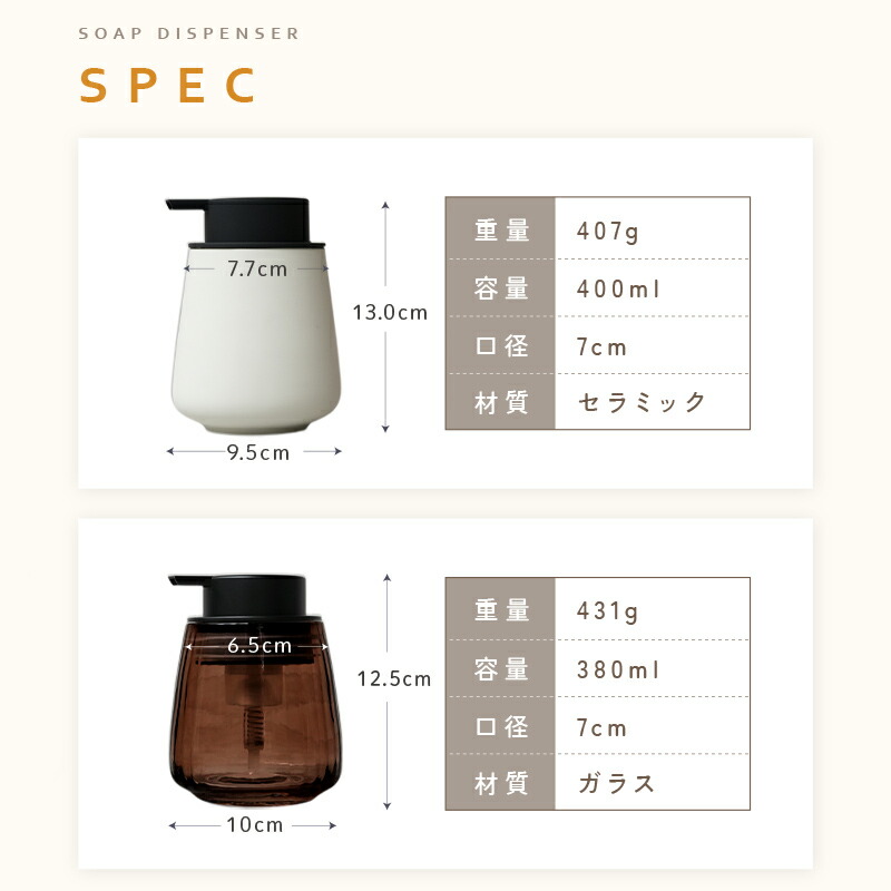 【100枚限定★40%OFF 10/1 23:59迄】 オート ソープディスペンサー 自動 泡 陶器 or ガラス ハンドソープ ボトル 大容量 液体 詰め替えボトル ポンプ式 手動 かわいい 北欧風 キッチン シンプル 高級感 プッシュ 洗面所 キッチ
