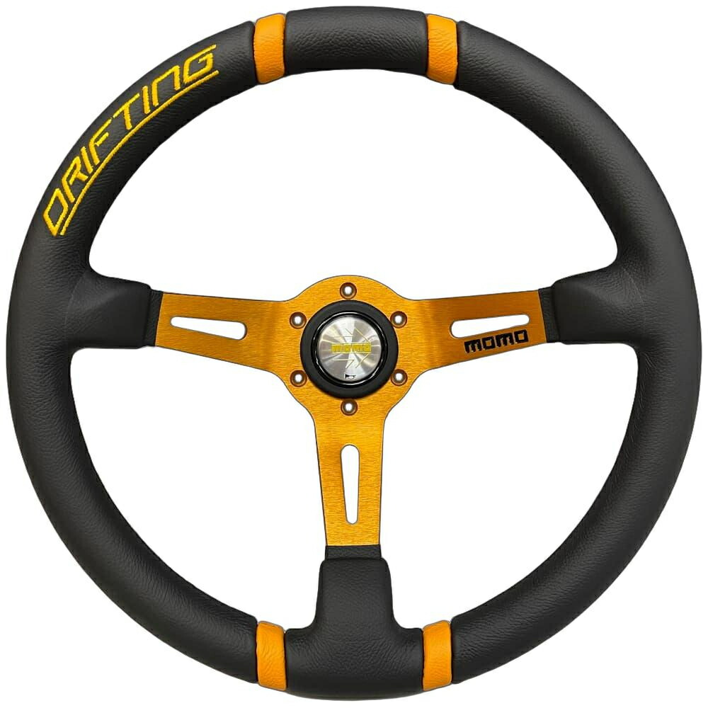 momo製ディープコーン　ステアリング　ドリフティング　昨年購入 MOMO DRIFTING】 コラボ限定パープルカラー 33Φ 85mm DEEP FK