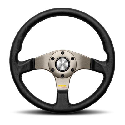 MOMO ステアリング TUNER（チューナー）32パイ ダークグレイスポーク T-11 正規輸入品｜カーパーツ　ライジング