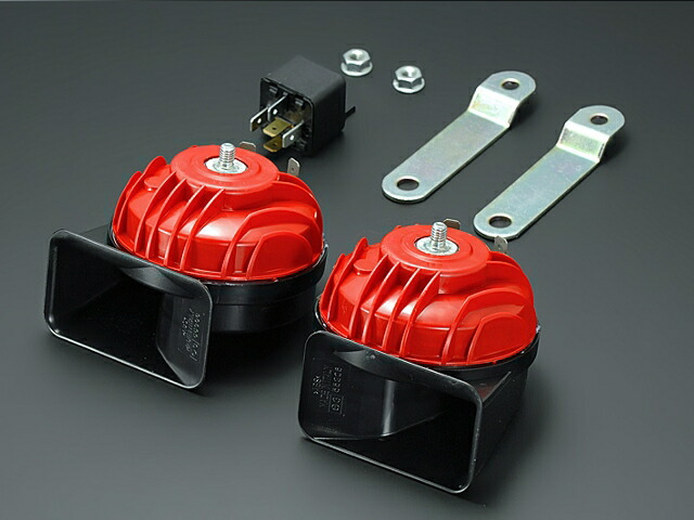 FIAMM　フィアム・エアホーン②　Serie TA　Serie3000　Tipo M/O　イタリア製ユーズド FIAMM フィアム 2連エアホーン 12V用 中古