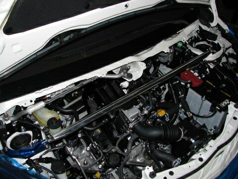 カワイ製作所 フロントストラットバー typePG TY1230-FTP-00 TOYOTA IQ KGJ10 KAWAI WORKS