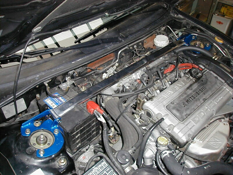 カワイ製作所 フロントストラットバー typeOS MT0230-FTO-00 MITSUBISHI エクリプス D32AKAWAI WORKS｜カーパーツ　ライジング