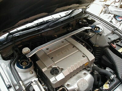 カワイ製作所 フロントストラットバー typeOS MT0150-FTO-00 MITSUBISHI レグナム EC/EA#W KAWAI WORKS
