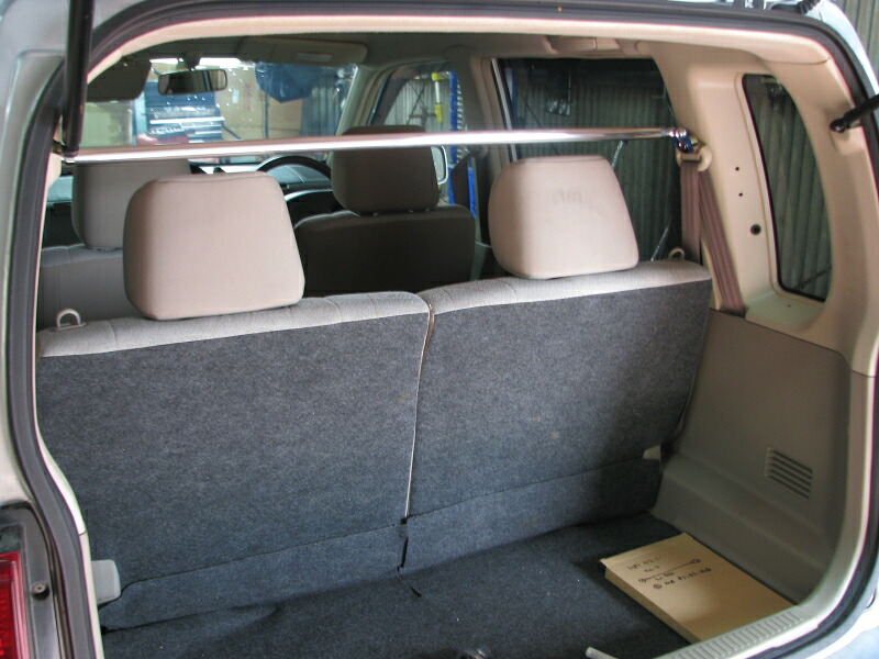カワイ製作所 リヤピラーバー typeストレート MT0221-PIC-00 MITSUBISHI eＫカスタム/ワゴン H81 '01/10～’06/9 KAWAI WORKS