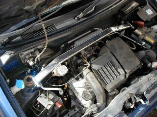 カワイ製作所 フロントストラットバー typeOS SZ0210-FTO-00 SUZUKI アルト H#22S 新規格車 KAWAI WORKS