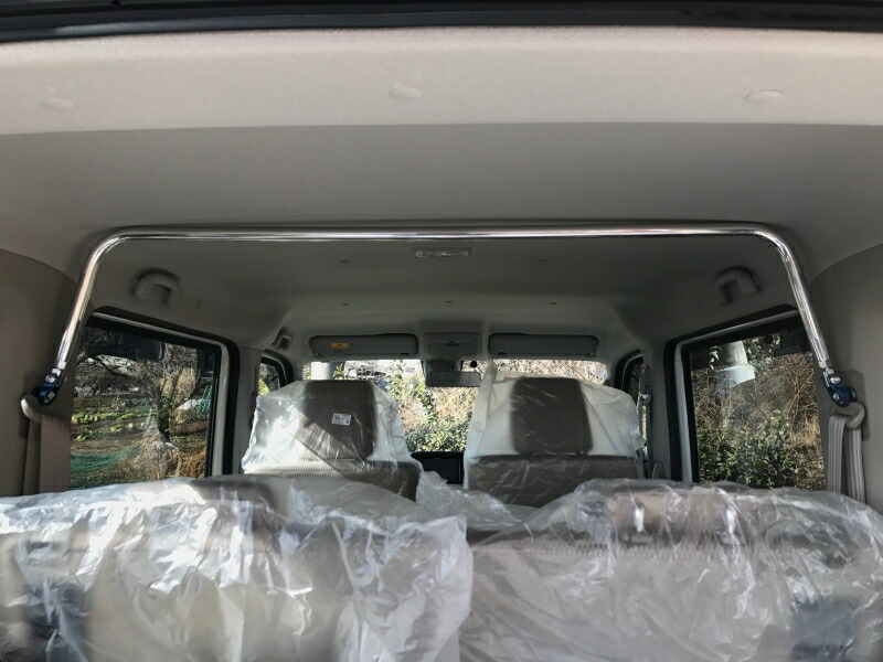 カワイ製作所 リヤピラーバー typeスクエア SZ0770-PIE-18 標準ルーフ車用 SUZUKI エブリー DA17V/W NISSAN NV100クリッパー DR17V/W KAWAI WORKS