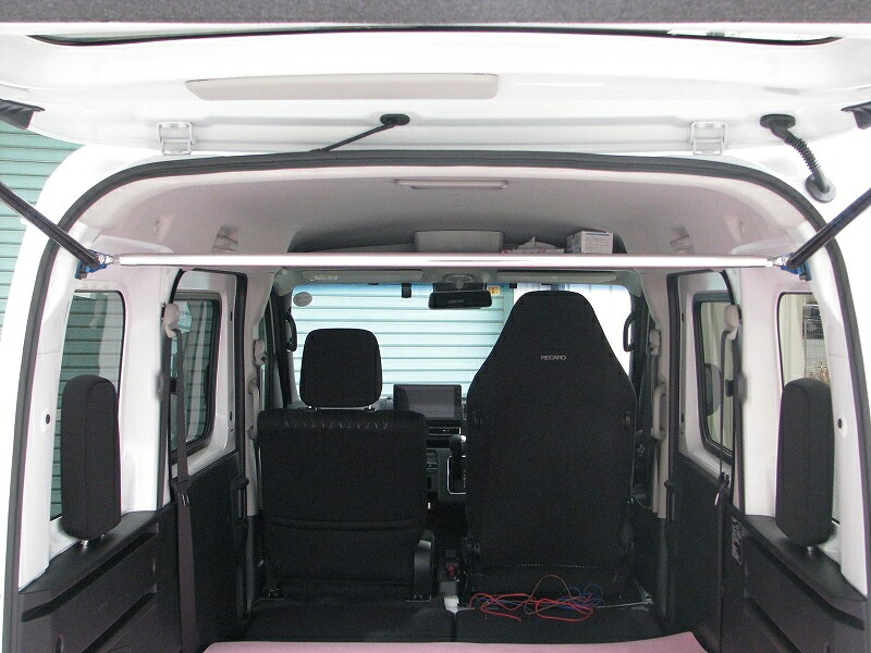 カワイ製作所 リヤピラーバー typeストレート DA0221-PIC-00 DAIHATSU アトレーワゴン S700/710V TOYOTA ピクシスバン S700/710M KAWAI WORKS｜カーパーツ　ライジング 9,287円