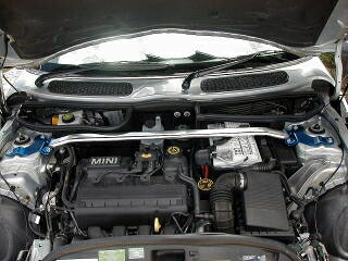 カワイ製作所 フロントストラットバー typeOS IM0380-FTO-00 BMW MINI RE/RA16 KAWAI WORKS