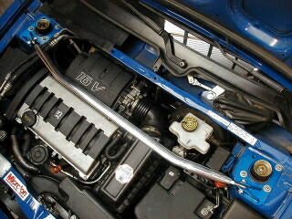 カワイ製作所 フロントストラットバー typePG IM0150-FTP-00 プジョー106 S10/2S/S16 KAWAI WORKS