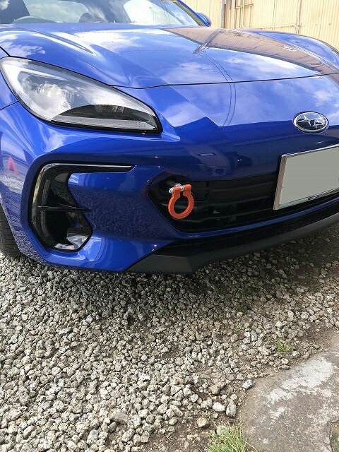 楽天市場】カワイ製作所 牽引フック フロント 可倒式 BRZ ZD8 21/08~用