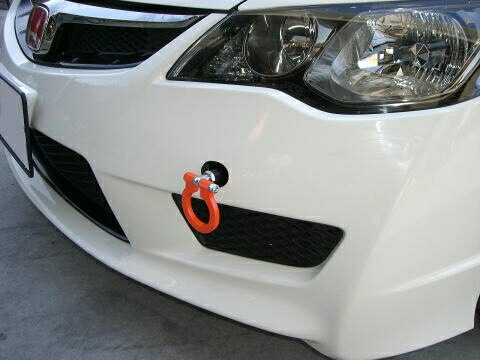 楽天市場】カワイ製作所 牽引フック フロント 固定式 シビック FD2