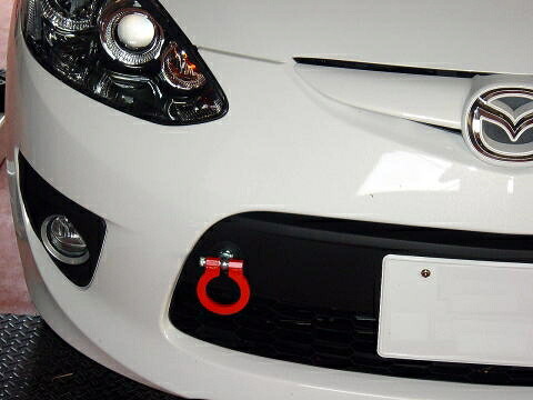 カワイ製作所 牽引フック フロント type可倒 MA0420-RFF-88 MAZDA デミオ DE#FS KAWAI WORKS