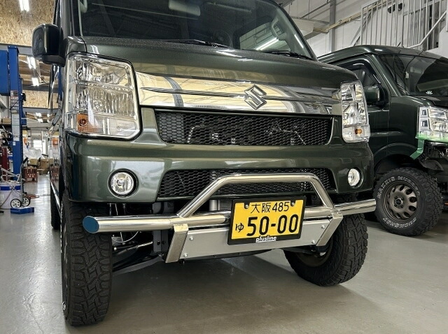 楽天市場】プラスライン ハイスタイルエブリイ DA17系 フロントグリル