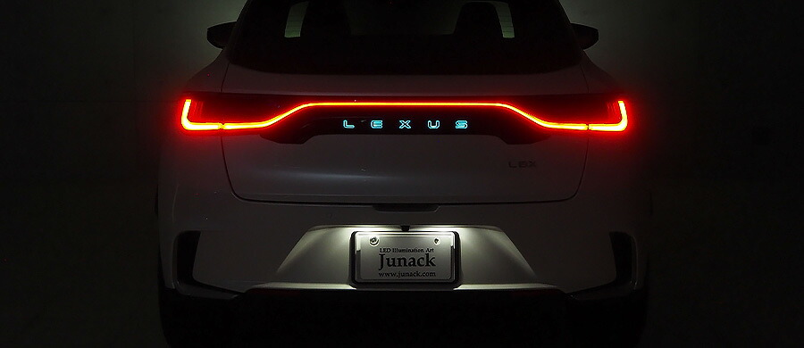 ジュナック LEDトランスワード LEXUS LBX 5色あり LTW-L1 JUNACK LED TRANS WORD MAYH10/MAYH15型