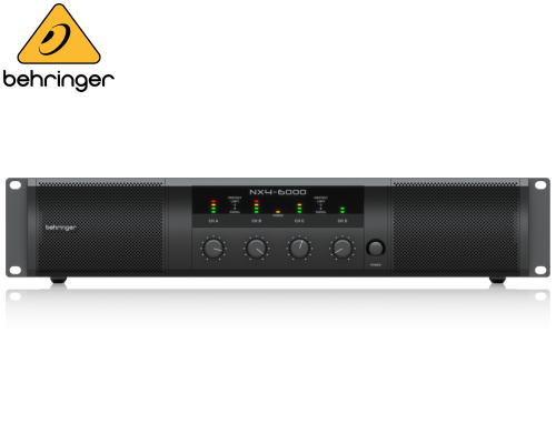 BEHRINGER/べリンガー NX4-6000 Class-D 4チャンネルパワーアンプ(4CH)