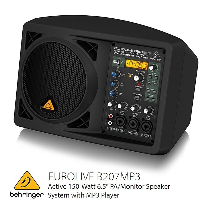 楽天市場】BEHRINGER B205D 150W コンパクトPA /パワード