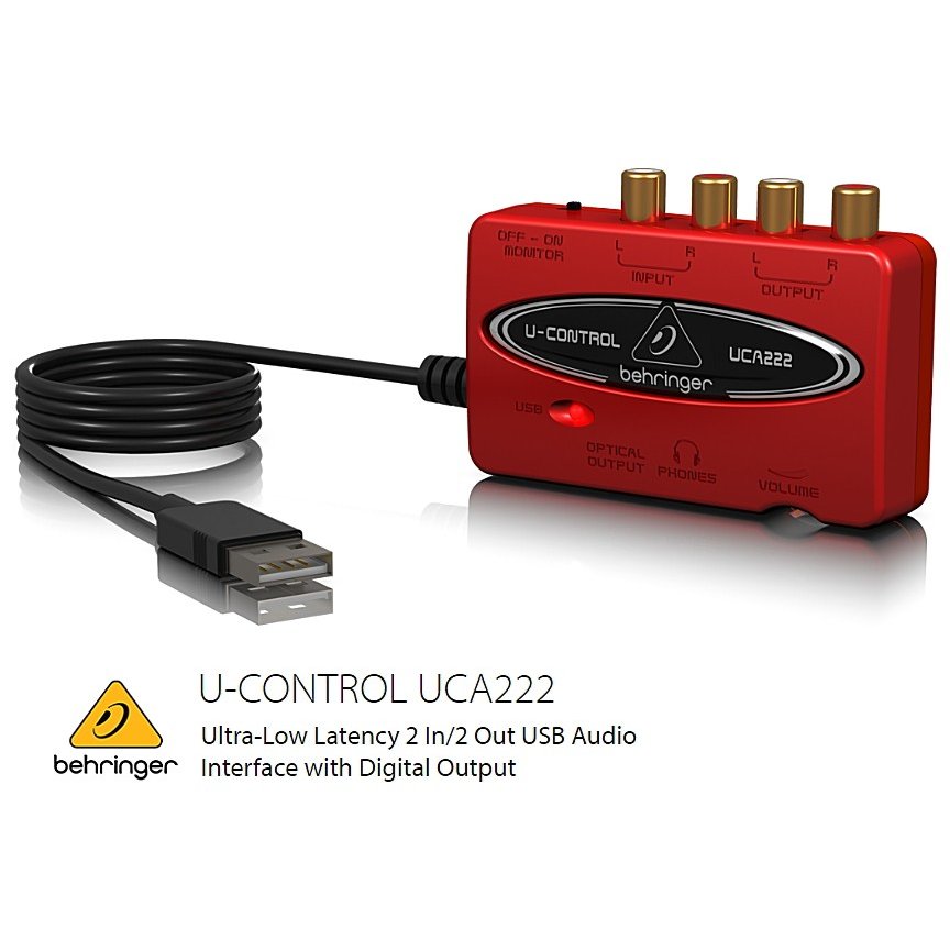 Behringer オーディオインターフェース U-PHORIAUMC202HD Behringer U-PHORIA UMC202HD Audiophile 2x2, 24-Bit/192 kHz