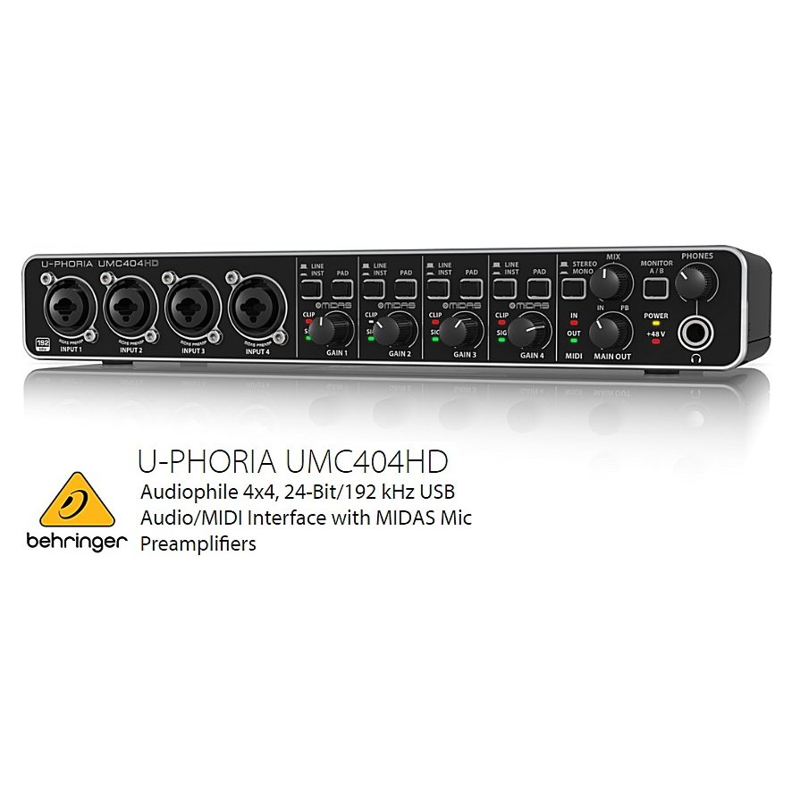 お得爆買い BEHRINGER ベリンガー UMC404HD U-PHORIA オーディオ