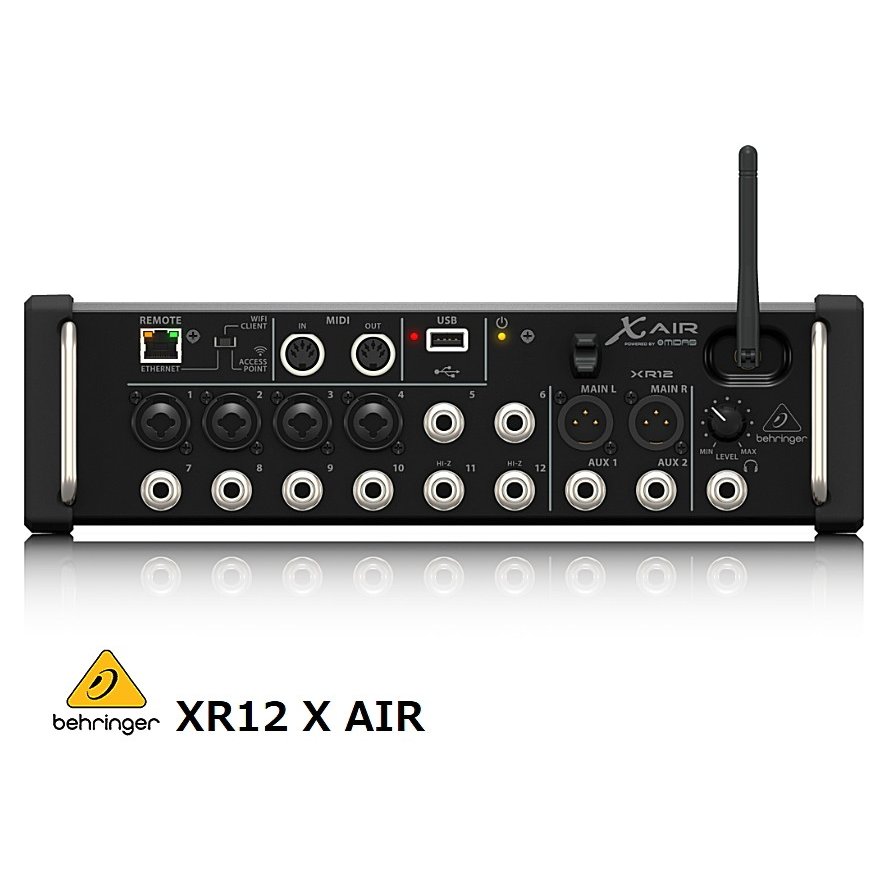 BEHRINGER べリンガー 12入力デジタル・ミキサー AIR XR12 X PA機器