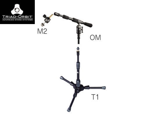 21714円 若者の大愛商品 TRIAD ORBIT トライアド オービット T1 OM M2 ショートブーム マイクスタンドセット
