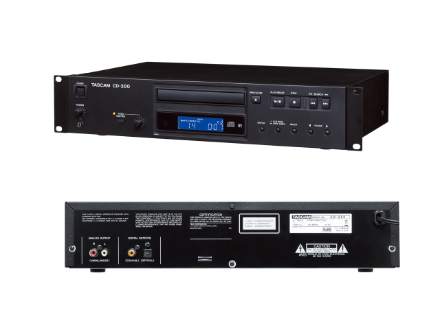 最新作 TASCAM CD PLAYER CD-200 acornproperties.co.uk