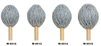 PlayWood/プレイウッド M-6010 加藤訓子推薦４本組セット（M－6012,M－6013,M－6014,M－6015）マリンバ用キーボードマレット　ウォーム・レゾナンス シリーズ