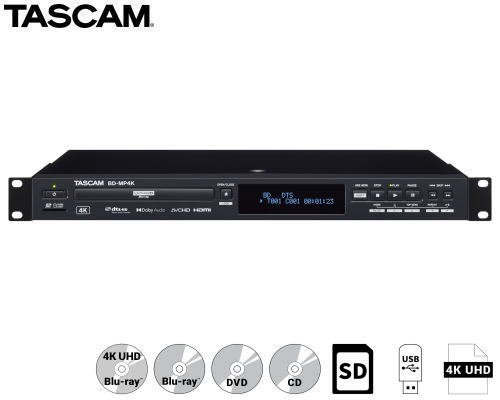 楽天市場】TASCAM タスカム BD-MP4K ◇ 4K UHDブルーレイ/DVD/CD/SD
