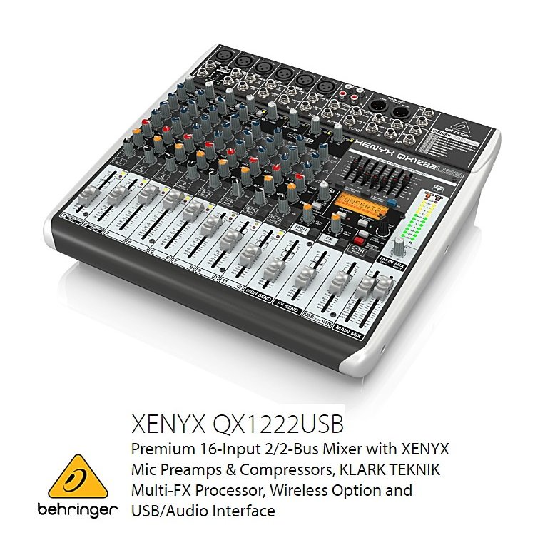 楽天市場】BEHRINGER QX602MP3 XENYX アナログミキサー