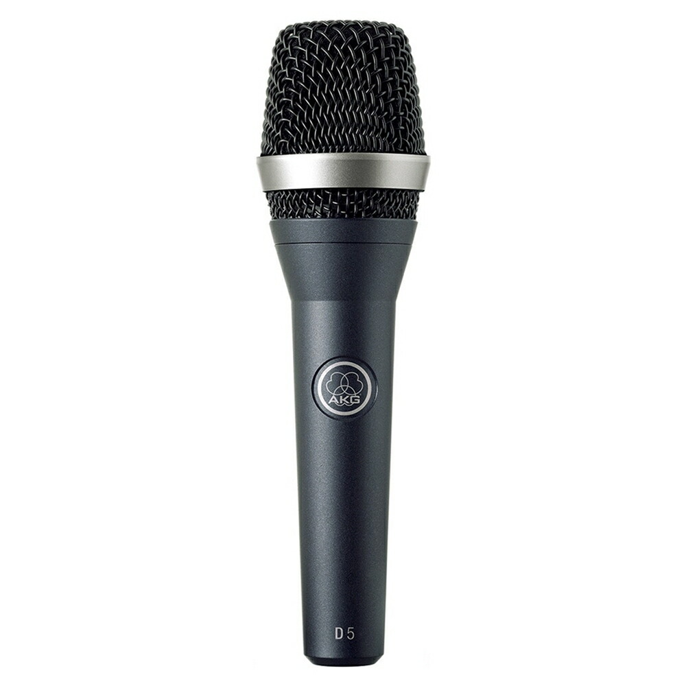 【AKG】D5 S（高品位ON/OFFスイッチ付）ダイナミックマイクロホン・スーパーカーディオイド【ヒビノ正規品】｜ＲＩＺＩＮＧ　店