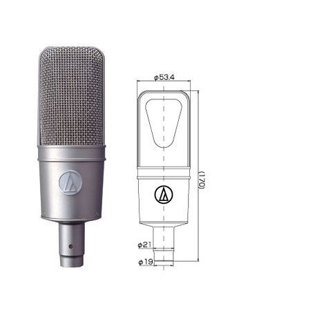 【超美品】オーディオテクニカ AT4021 コンデンサーマイク 付属品完備!! audio technica ( オーディオテクニカ ) AT4021 コンデンサーマイク