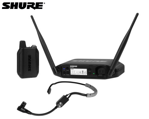 SHURE 2.4GHz帯 GLXD14+J/SM35-Z2(SM35ヘッドセットマイクロホン ハーフラック・ワイヤレスシステム)|RIZING 店