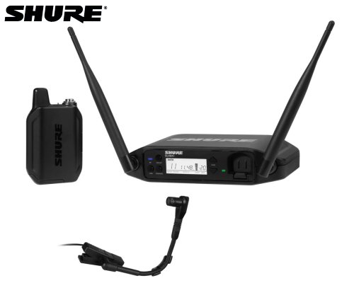 SHURE 2.4GHz帯 GLXD14+J/B98-Z2 BETA98H フレキシブルグースネックマイクロホン ワイヤレス楽器システム