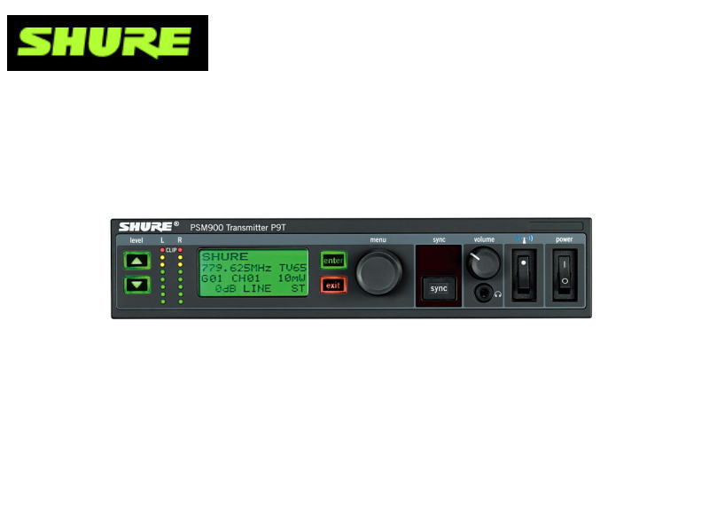 SHURE ( シュアー ) P9T-XX 送信機【PSM900】インイヤーモニターシステム　新周波数帯域 トランスミッター IEM