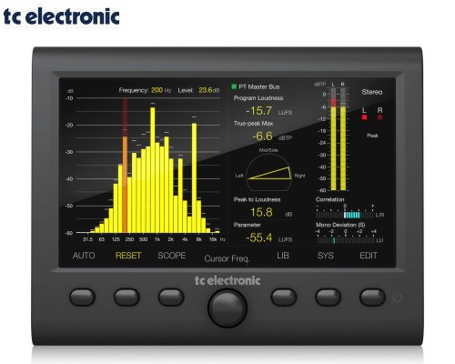 TC Electronic Clarity M Stereo　オーディオメーター　ラウドネスメーター　ステレオ