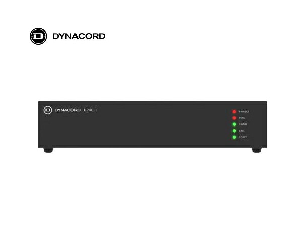DYNACORD／ダイナコード U240:1 中小規模商用設備用 240W／1ch パワーアンプ