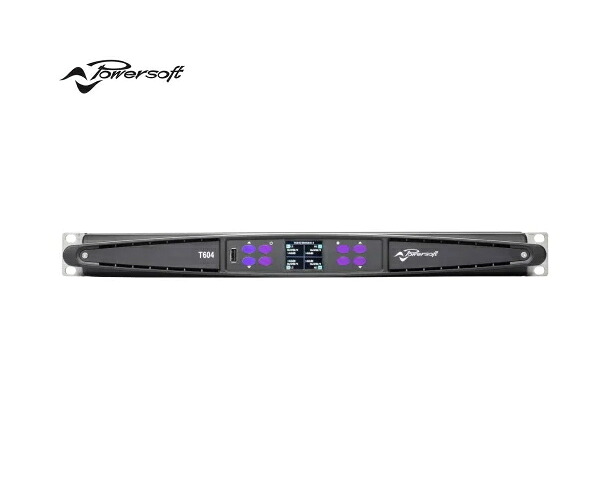 POWERSOFT（パワーソフト）T604　Dante対応4チャンネル パワーアンプ